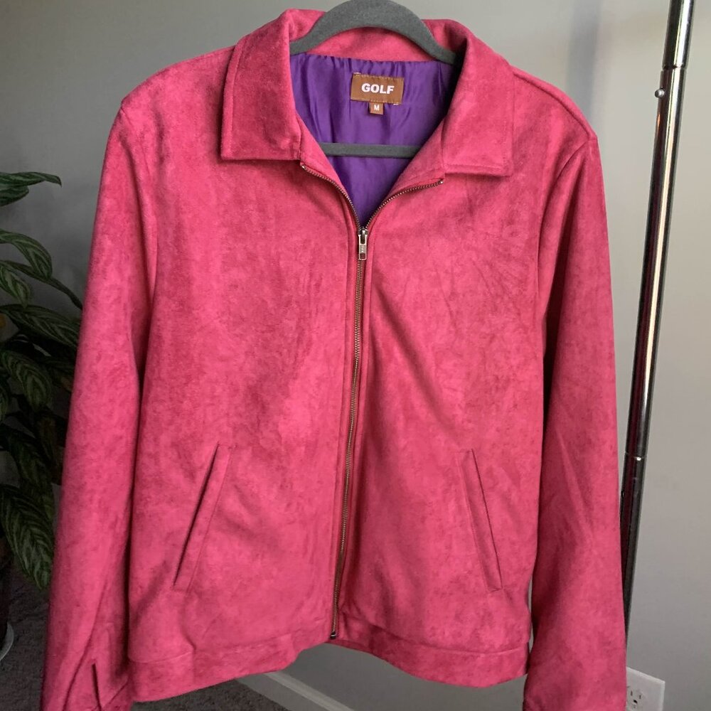 Golfwang suede work jacket